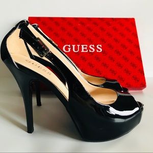 Black Guess Platform Stiletto